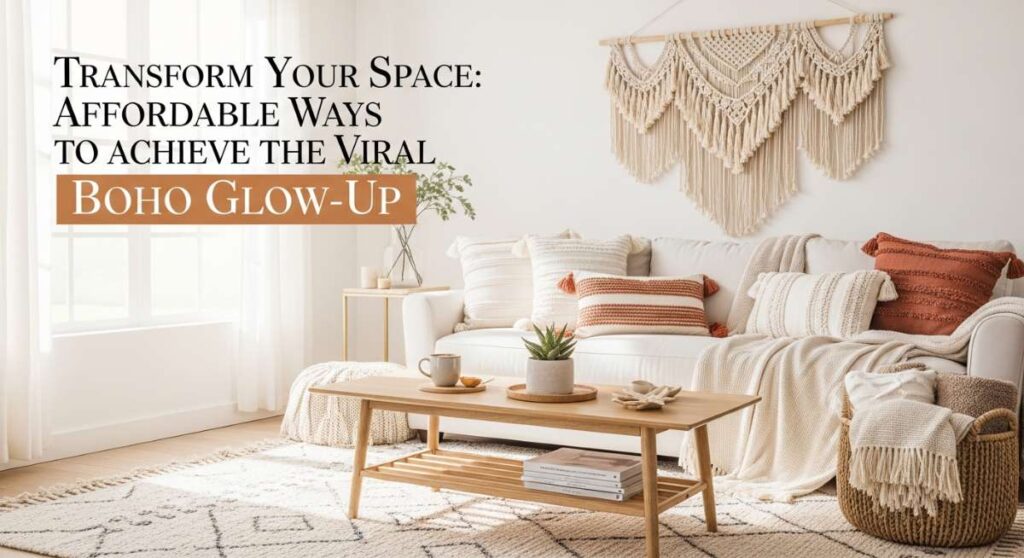 featured: transform your space: affordable ways to achieve the viral boho glow up
