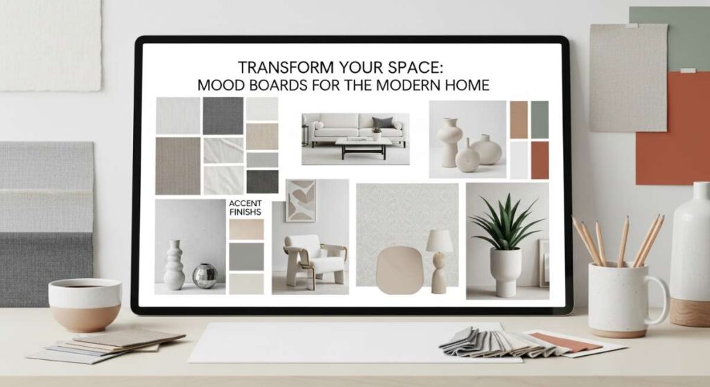 featured: transform your space: mood boards for the modern home