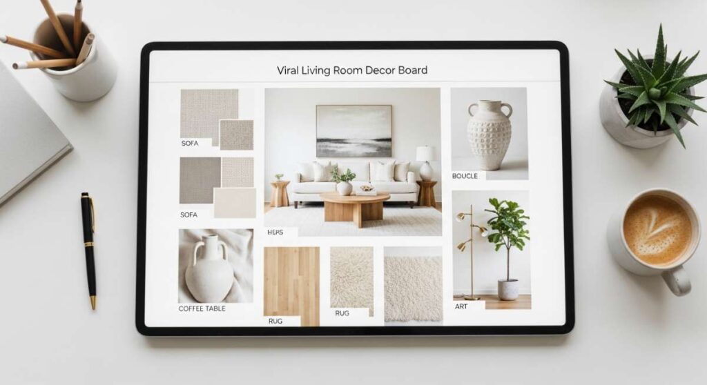 featured: transform your space: the living room decor board that's taking over the internet