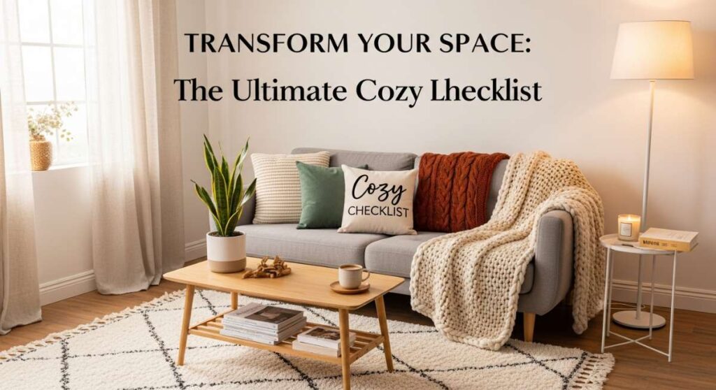 featured: transform your space: the ultimate cozy living checklist
