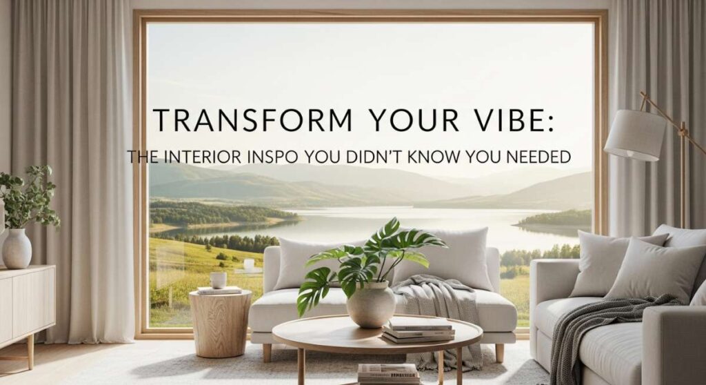 featured: transform your vibe: the interior inspo you didn’t know you needed