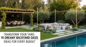 featured: transform your yard: 10 dreamy backyard oasis ideas for every budget