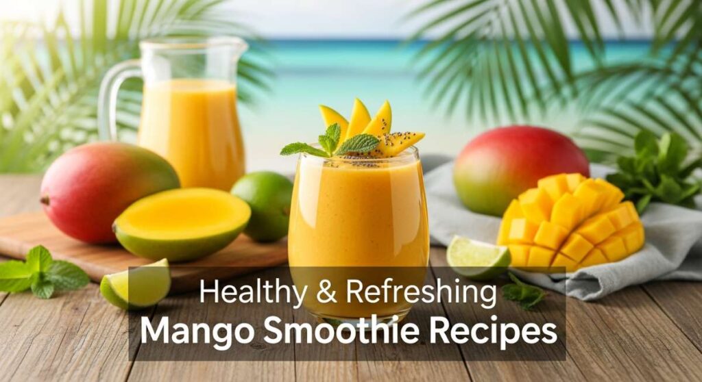 featured: tropical bliss: healthy mango smoothie recipes for a morning boost