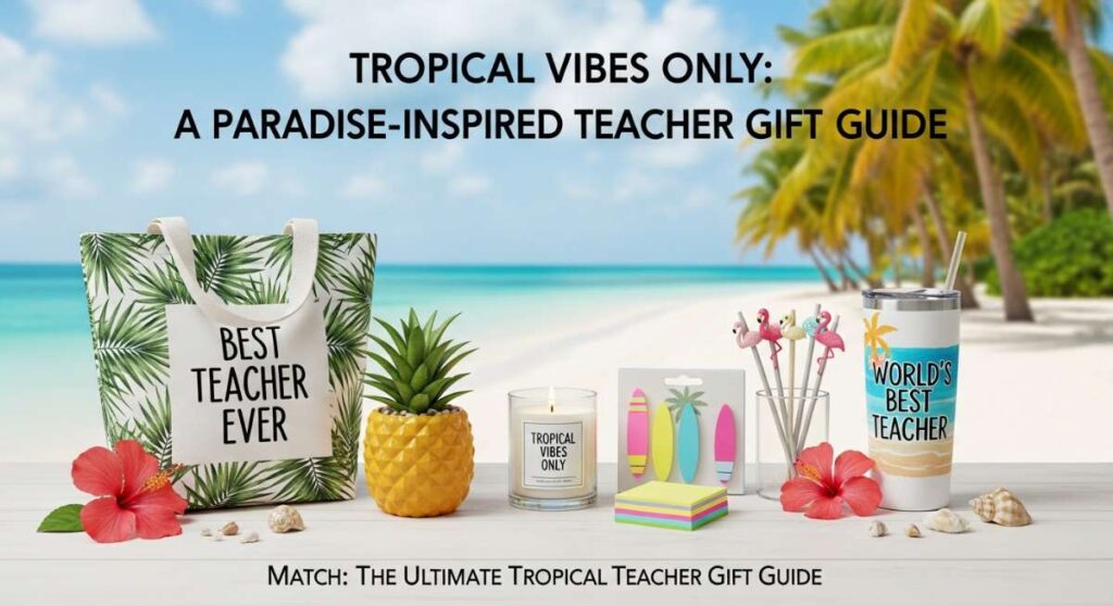 featured: tropical vibes only: a paradise inspired teacher gift guide