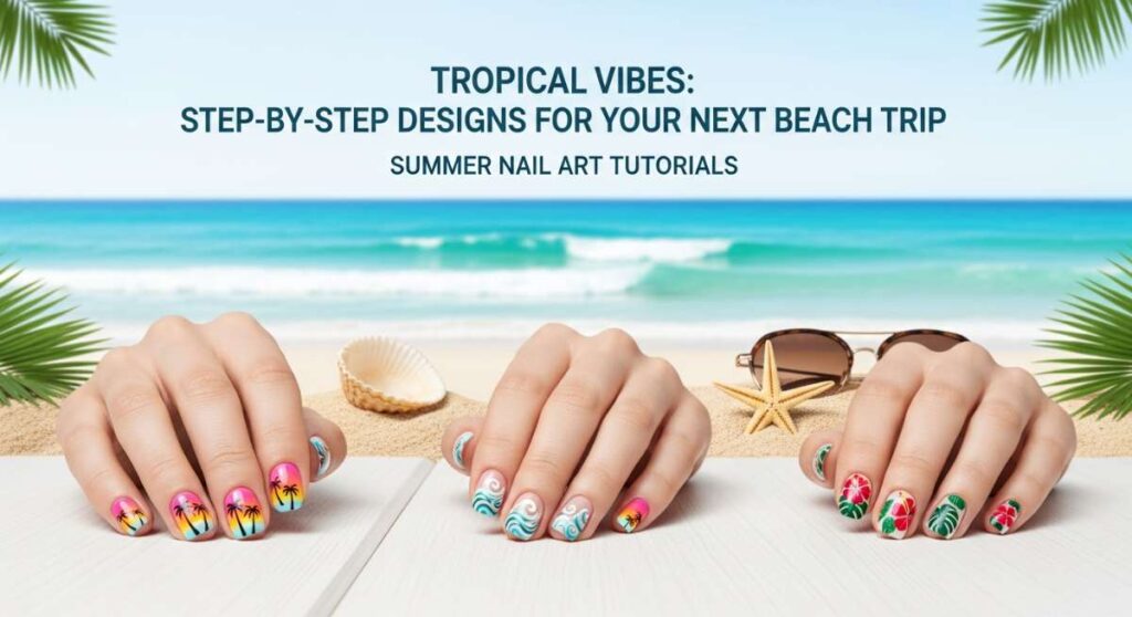 featured: tropical vibes: step by step designs for your next beach trip