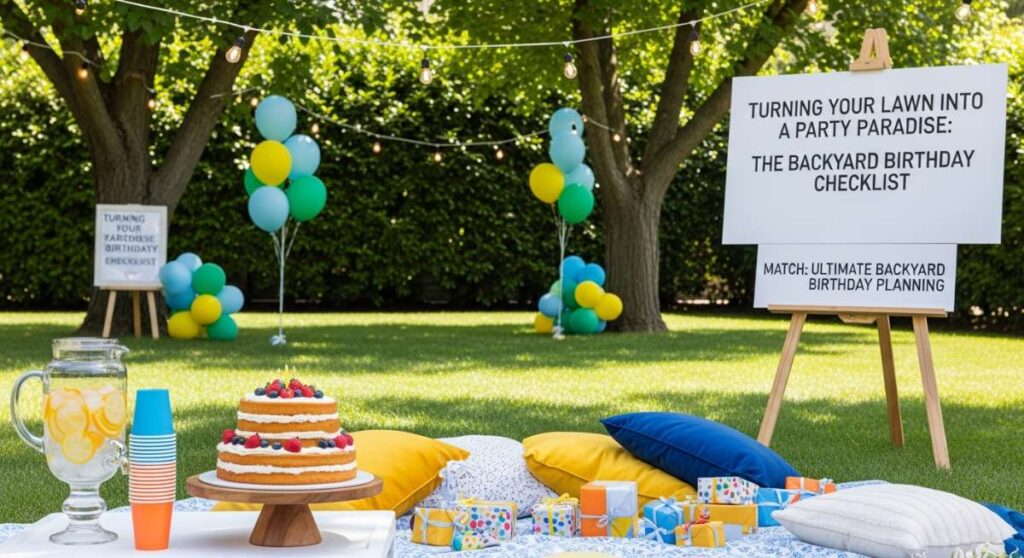 featured: turning your lawn into a party paradise: the backyard birthday checklist