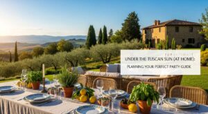 featured: under the tuscan sun (at home): planning your perfect italian bash