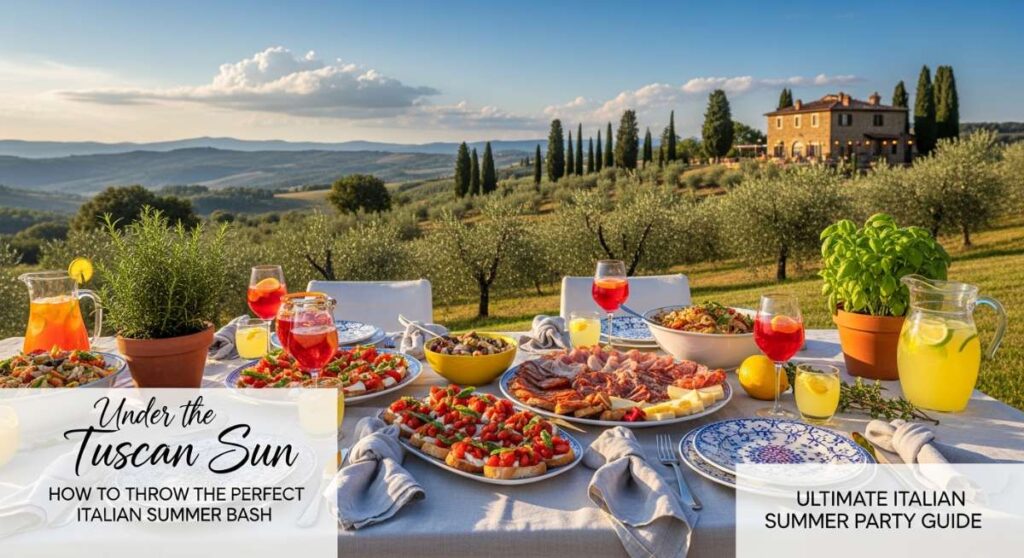 featured: under the tuscan sun: how to throw the perfect italian summer bash