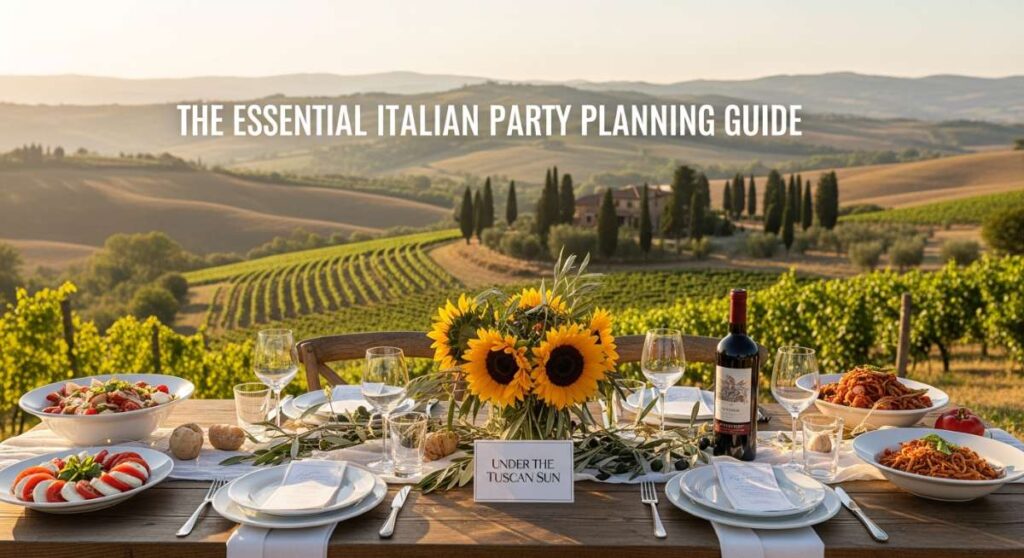 Under the Tuscan Sun: The Essential Italian Party Planning Guide featured: under the tuscan sun: the essential italian party planning guide