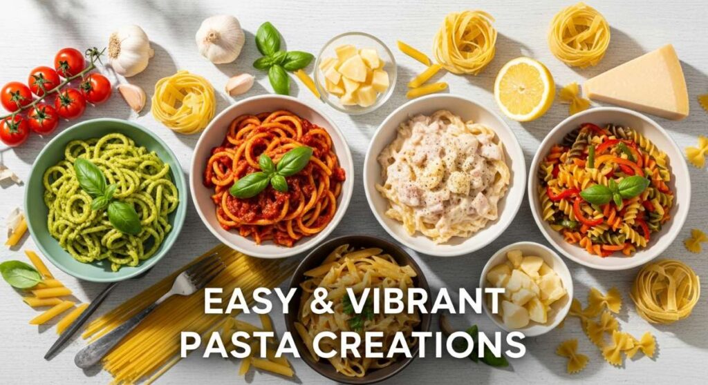 featured: vibrant & versatile: easy pasta recipes for every night of the week