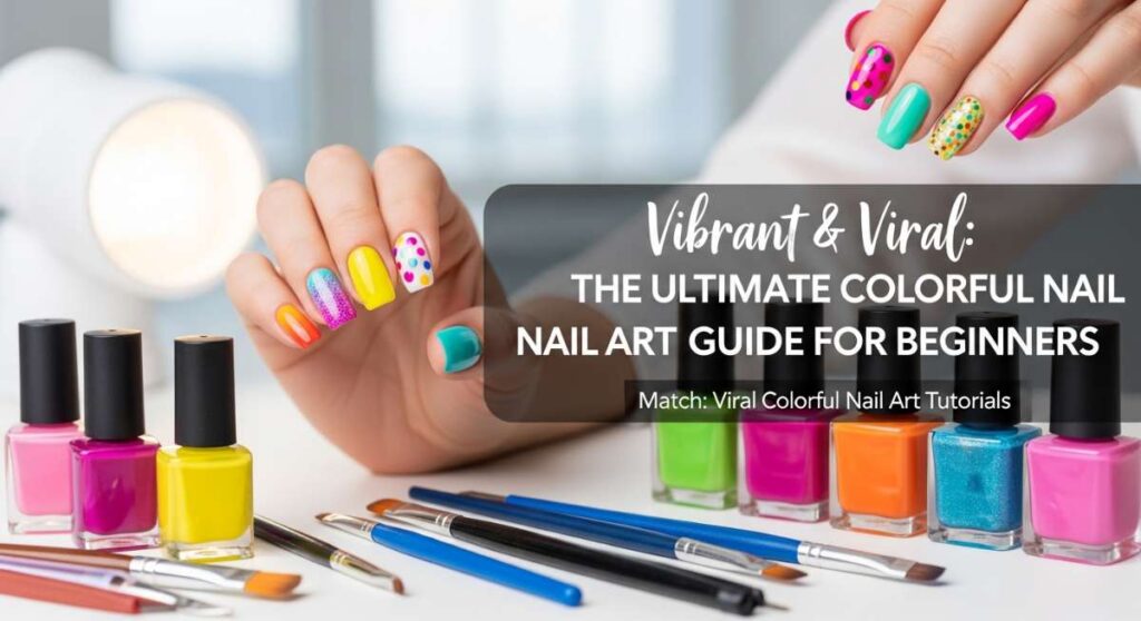featured: vibrant & viral: the ultimate colorful nail art guide for beginners