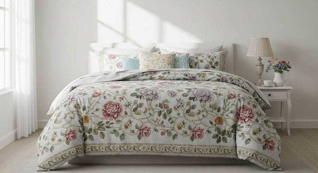 featured: vintage charms: transform your sleep space with antique floral bedding