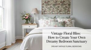 featured: vintage floral bliss: how to create your own dreamy bedroom sanctuary