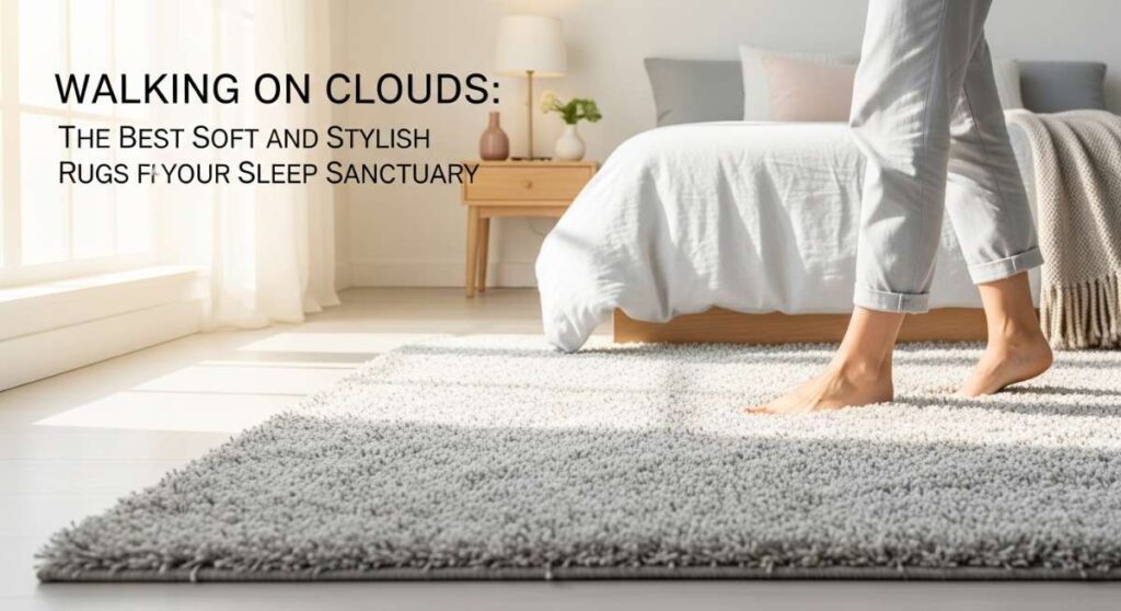 featured: walking on clouds: the best soft and stylish rugs for your sleep sanctuary