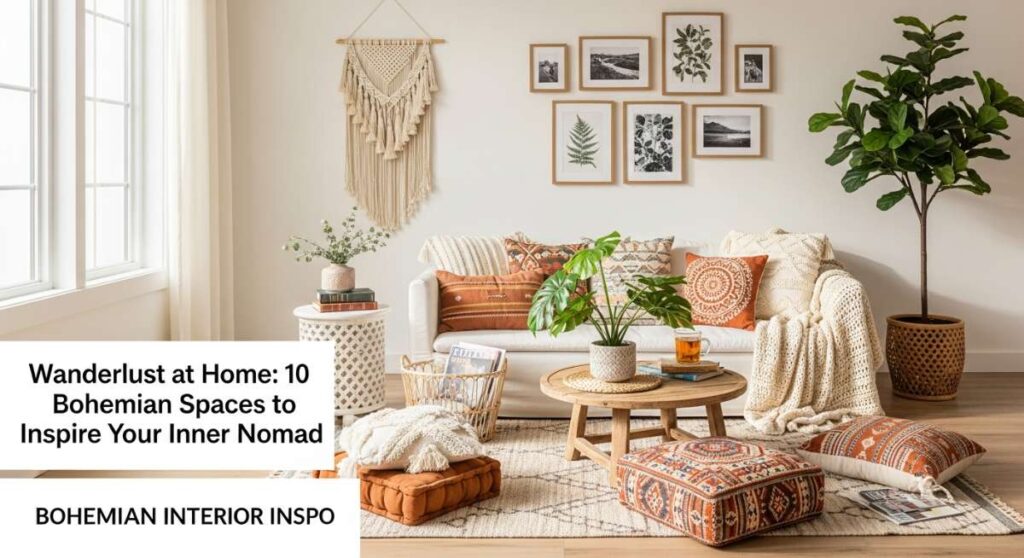 featured: wanderlust at home: 10 bohemian spaces to inspire your inner nomad