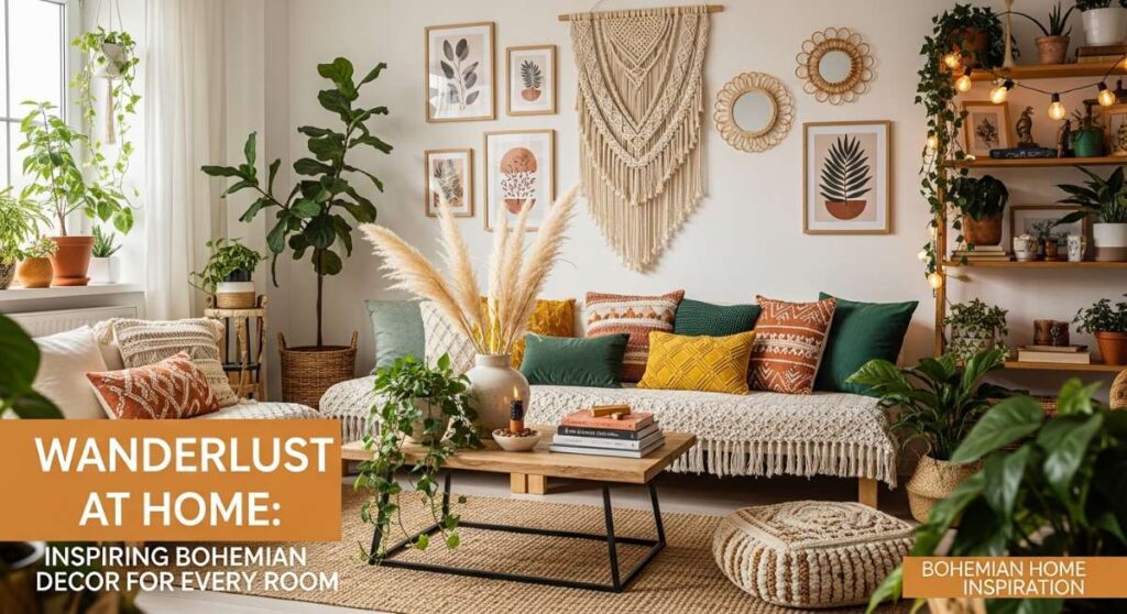 featured: wanderlust at home: inspiring bohemian decor for every room