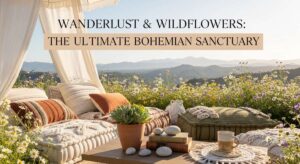 featured: wanderlust & wildflowers: creating your ultimate bohemian sanctuary