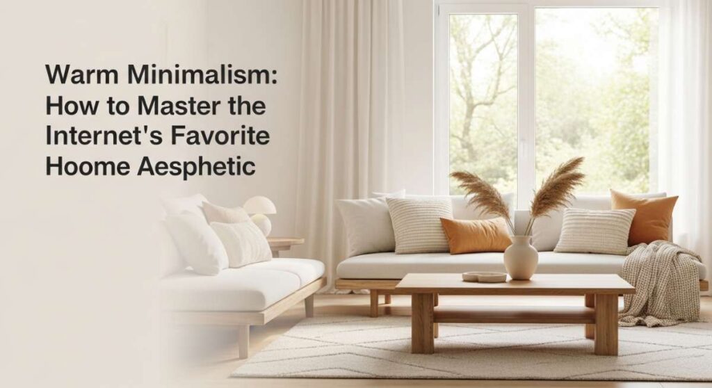featured: warm minimalism: how to master the internet’s favorite home aesthetic