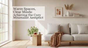 featured: warm spaces, clear minds: achieving the cozy minimalist aesthetic