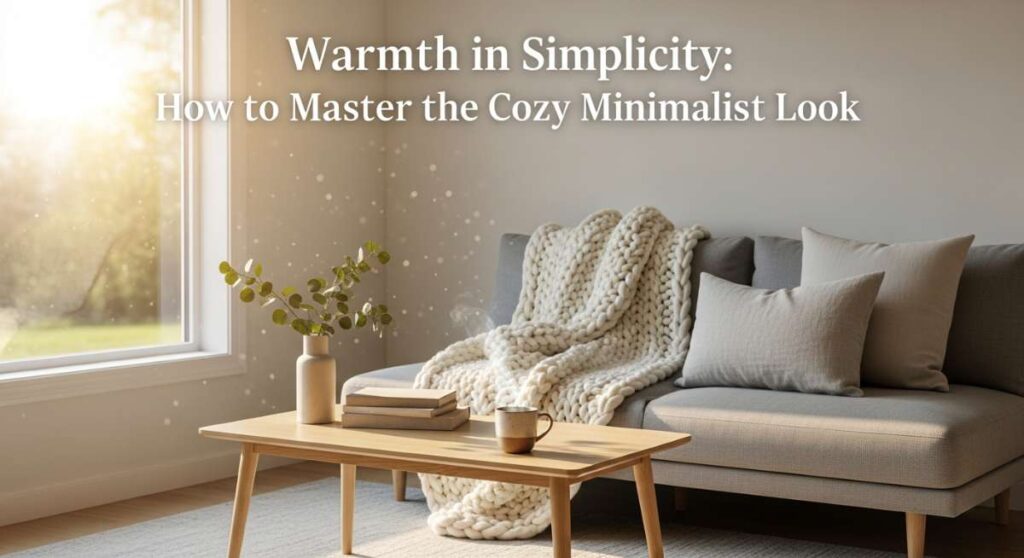 Warmth in Simplicity: How to Master the Cozy Minimalist Look featured: warmth in simplicity: how to master the cozy minimalist look