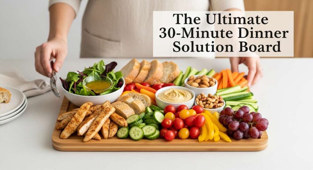 featured: weeknight magic: create your own 30 minute dinner board