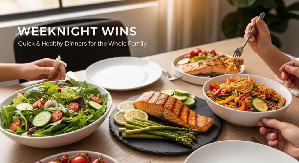 featured: weeknight wins: quick & healthy dinners for the whole family