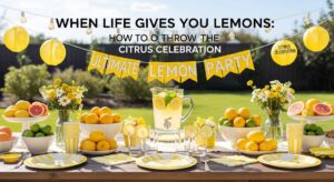 featured: when life gives you lemons: how to throw the ultimate citrus celebration