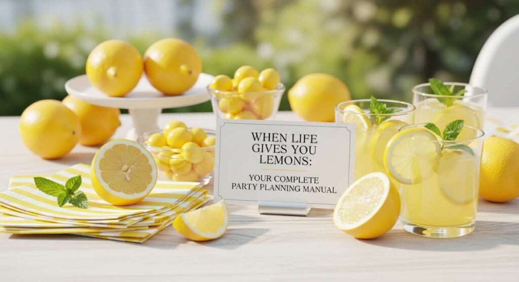 featured: when life gives you lemons: your complete party planning manual
