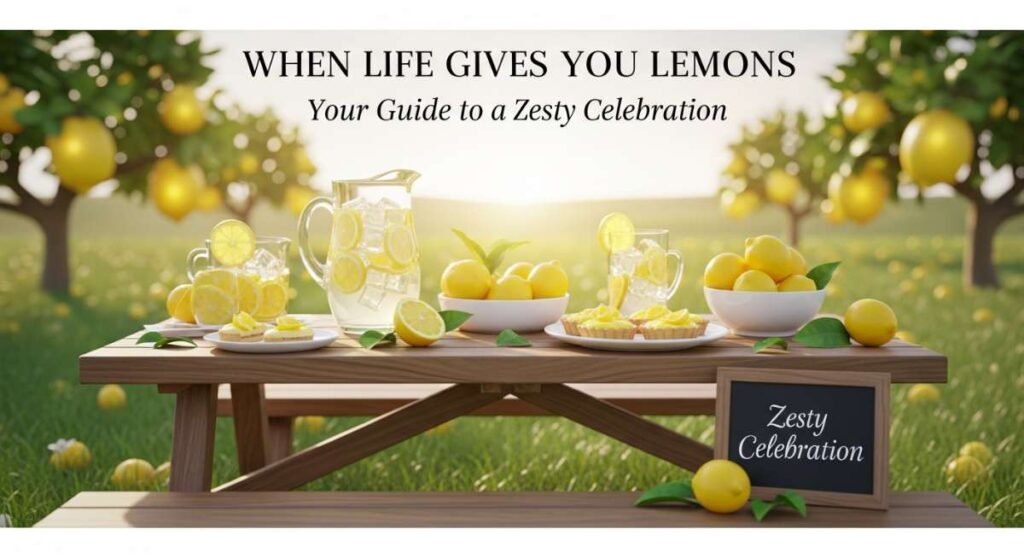 featured: when life gives you lemons: your guide to a zesty celebration