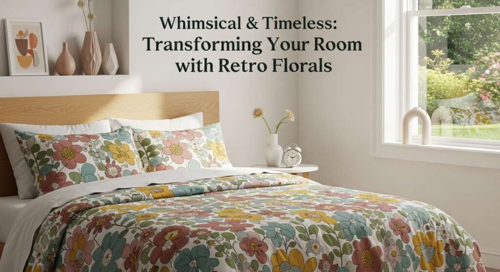featured: whimsical & timeless: transforming your room with retro florals