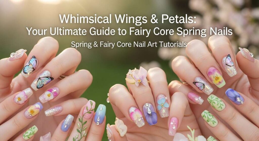 featured: whimsical wings & petals: your ultimate guide to fairy core spring nails