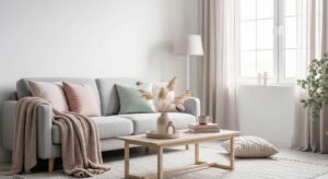 featured: whispering walls: crafting a high comfort sanctuary with muted pastels