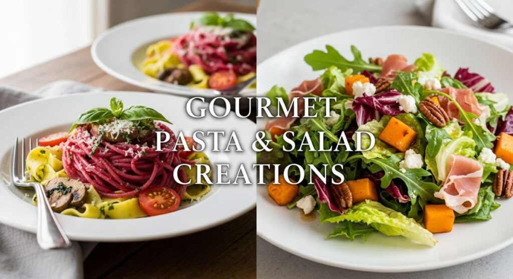 featured: wholesome & high end: gourmet pasta and salad recipes for foodies