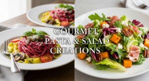 featured: wholesome & high end: gourmet pasta and salad recipes for foodies