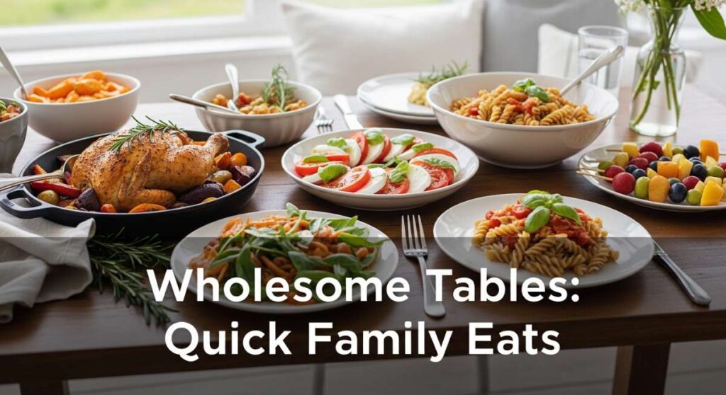 featured: wholesome tables: quick family eats