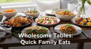 featured: wholesome tables: quick family eats