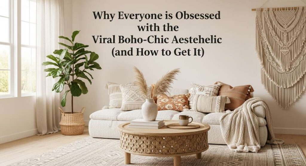 featured: why everyone is obsessed with the viral boho chic aesthetic (and how to get it)