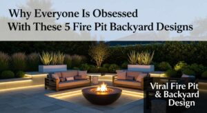 featured: why everyone is obsessed with these 5 fire pit backyard designs
