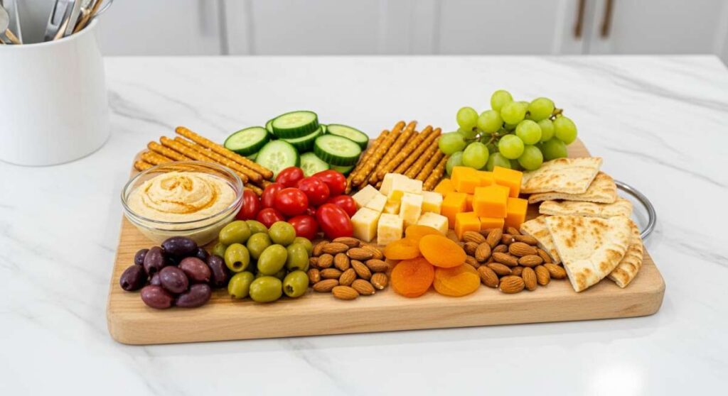 Why Everyone is Obsessed With This 10-Ingredient Snack Board featured: why everyone is obsessed with this 10 ingredient snack board