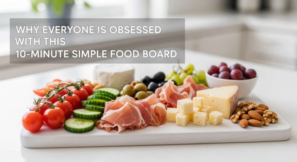 featured: why everyone is obsessed with this 10 minute simple food board