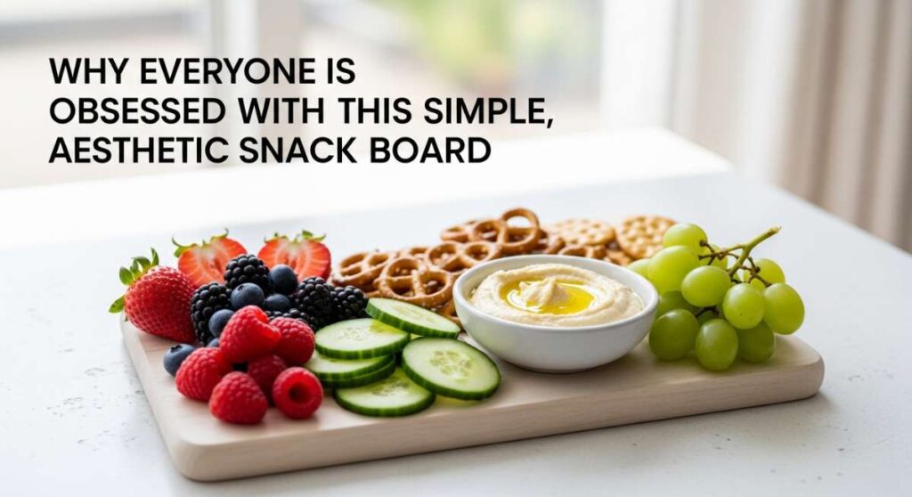 featured: why everyone is obsessed with this simple, aesthetic snack board