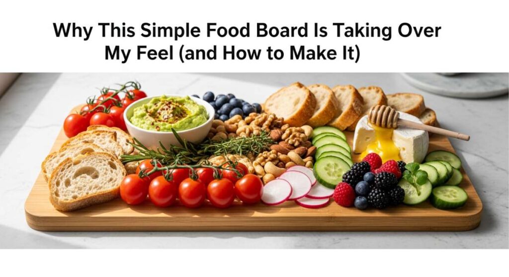 featured: why this simple food board is taking over my feed (and how to make it)