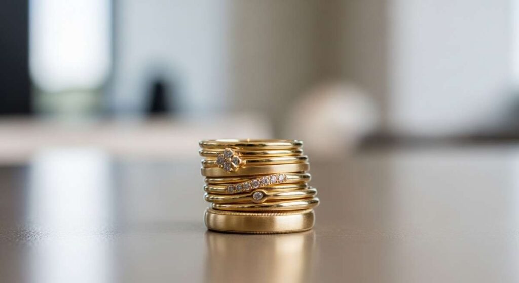 featured: why timeless gold ring stacks are the ultimate jewelry investment