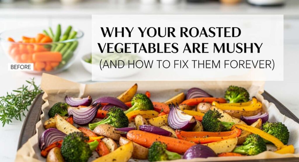 Why Your Roasted Vegetables Are Mushy (And How to Fix Them Forever) featured: why your roasted vegetables are mushy (and how to fix them forever)