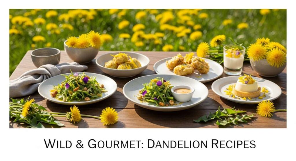 featured: wildly delicious: elevating the humble dandelion into gourmet delights