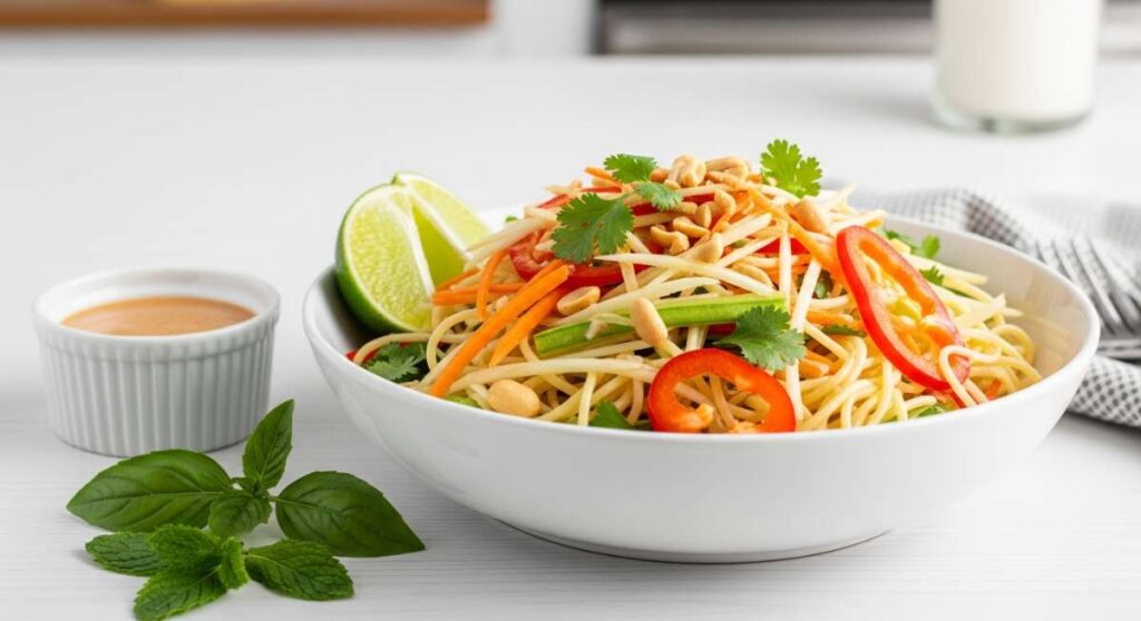 featured: your new obsession: the ultimate viral thai pasta salad recipe