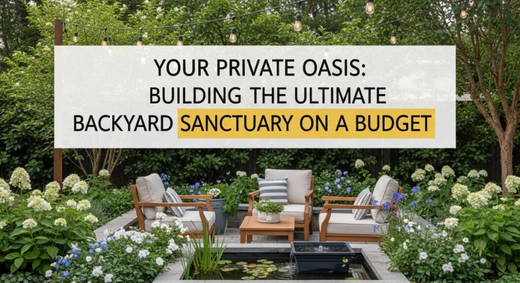featured: your private oasis: building the ultimate backyard sanctuary on a budget