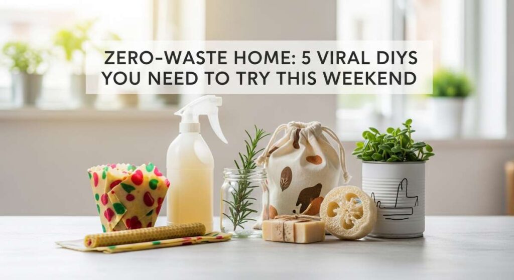 featured: zero waste home: 5 viral diys you need to try this weekend