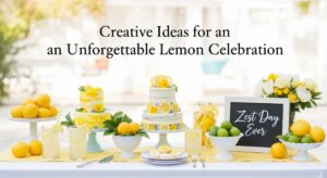 featured: zest day ever: creative ideas for an unforgettable lemon celebration