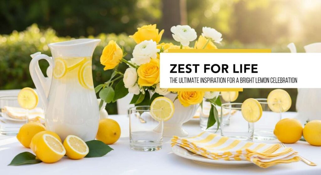 Zest for Life: The Ultimate Inspiration for a Bright Lemon Celebration featured: zest for life: the ultimate inspiration for a bright lemon celebration